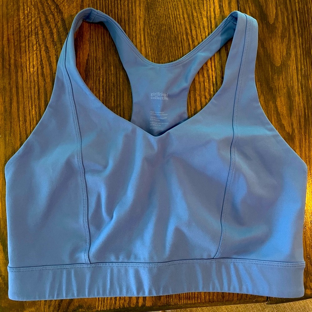 Girlfriend Collective Maeve V Neck Sports Bra